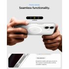 iPhone 17 Tok - Spigen Ultra Hybrid MagFit - Átlátszó-Fehér