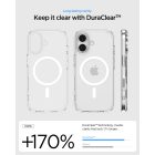 iPhone 17 Tok - Spigen Ultra Hybrid MagFit - Átlátszó-Fehér