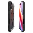 iPhone 17 Tok - Spigen Ultra Hybrid MagFit - Matt Fekete