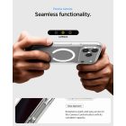 iPhone 17 Pro Tok - Spigen Ultra Hybrid MagFit - Átlátszó-Fehér