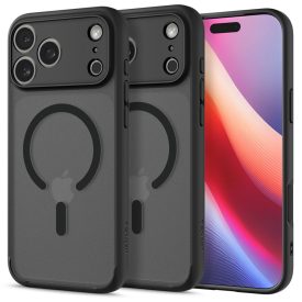 iPhone 17 Pro Tok - Spigen Ultra Hybrid MagFit - Matt Fekete iPhone 17 Pro Tok - Spigen Ultra Hybrid MagFit - Matt Fekete