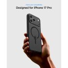 iPhone 17 Pro Tok - Spigen Ultra Hybrid MagFit - Matt Fekete