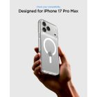 iPhone 17 Pro Max Tok - Spigen Ultra Hybrid MagFit - Átlátszó-Fehér