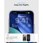 iPhone 17 Pro Max Tok - Spigen Ultra Hybrid MagFit - Átlátszó-Fehér