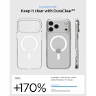 iPhone 17 Pro Max Tok - Spigen Ultra Hybrid MagFit - Átlátszó-Fehér