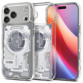 iPhone 17 Pro Tok - Spigen Ultra Hybrid MagFit - Zero One Fehér   iPhone 17 Pro Tok - Spigen Ultra Hybrid MagFit - Zero One Fehér