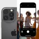 iPhone 17 Kameravédő - Tech-Protect Camalloy Fit+ - Fekete