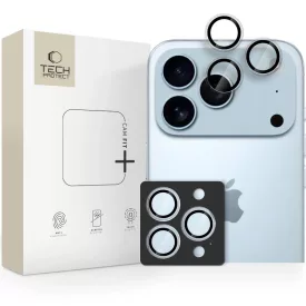   iPhone 14 Pro / Max / 15 Pro / Max / 16 Pro / Max / 17 Pro / Max Lencsevédő - Tech-Protect Camring Fit+