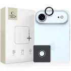 iPhone 17 Air Lencsevédő - Tech-Protect Camring Fit+ - Fekete