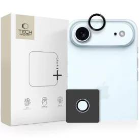   iPhone 17 Air Lencsevédő - Tech-Protect Camring Fit+ - Fekete