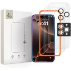 iPhone 16 Pro / 17 Pro Kijelzővédő és Kameravédő Üvegfólia Készlet - Tech-Protect Easy Set+