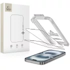 iPhone 17 Kijelzővédő Üvegfólia - Tech-Protect Quick Set+ Fekete x 2 db