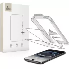 iPhone 17 Air Kijelzővédő Üvegfólia - Tech-Protect Quick Set+ Fekete x 2 db
