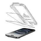 iPhone 17 Air Kijelzővédő Üvegfólia - Tech-Protect Quick Set+ Fekete x 2 db