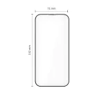 iPhone 17 Air Kijelzővédő Üvegfólia - Tech-Protect Quick Set+ Fekete x 2 db