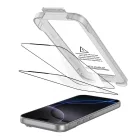 iPhone 17 Pro Kijelzővédő Üvegfólia - Tech-Protect Quick Set+ Fekete x 2 db