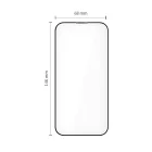 iPhone 17 Pro Kijelzővédő Üvegfólia - Tech-Protect Quick Set+ Fekete x 2 db