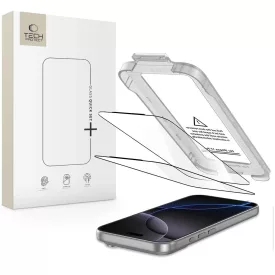   iPhone 17 Pro Max Kijelzővédő Üvegfólia - Tech-Protect Quick Set+ Fekete x 2 db