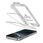 iPhone 17 Pro Max Kijelzővédő Üvegfólia - Tech-Protect Quick Set+ Fekete x 2 db