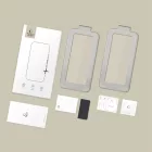 iPhone 17 Pro Max Kijelzővédő Üvegfólia - Tech-Protect Quick Set+ Fekete x 2 db