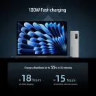 Cuktech 15 Power Bank 20000mAh 150W - Szürke