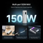 Cuktech 15 Power Bank 20000mAh 150W - Szürke