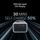 Cuktech 15 Power Bank 20000mAh 150W - Szürke