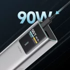 Cuktech Power Bank 10000mAh 150W - USB-C + USB-A - Szürke