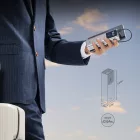 Cuktech Power Bank 10000mAh 150W - USB-C + USB-A - Szürke