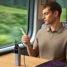 Cuktech Power Bank 10000mAh 150W - USB-C + USB-A - Szürke
