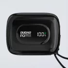 Dudao K32 Power Bank 10000mAh 22.5W - Beépített USB-C + Lightning Kábellel - Fekete