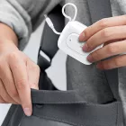 Dudao K32 Power Bank 10000mAh 22.5W - Beépített USB-C + Lightning Kábellel - Fehér