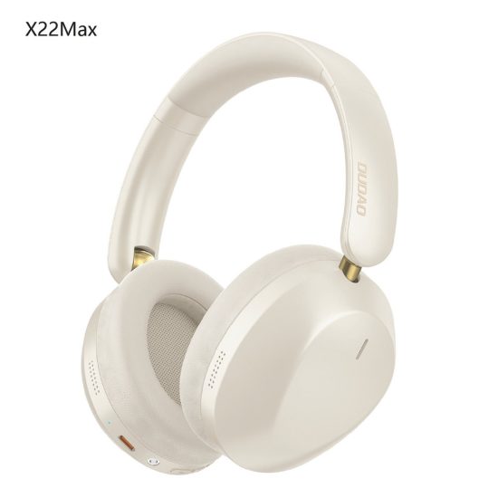 Dudao X22 Max Bluetooth 5.4 Fejhallgató + ANC - Bézs