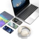 Dudao X22 Max Bluetooth 5.4 Fejhallgató + ANC - Bézs