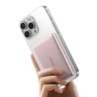 Baseus PicoGo AM41 Ultravékony MagSafe Power Bank - 5000mAh 20W + USB-C Kábel - Pink