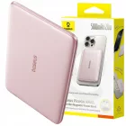 Baseus PicoGo AM41 Ultravékony MagSafe Power Bank - 5000mAh 20W + USB-C Kábel - Pink