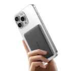 Baseus PicoGo AM41 Ultravékony MagSafe Power Bank - 5000mAh 20W + USB-C Kábel - Fekete