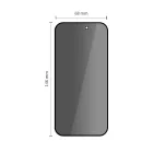 iPhone 16 Pro / 17 / 17 Pro Kijelzővédő Üvegfólia - Tech-Protect Glass Spy+ x 2 db