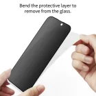 iPhone 16 Pro / 17 / 17 Pro Kijelzővédő Üvegfólia - Tech-Protect Glass Spy+ x 2 db