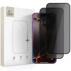 iPhone 16 Pro Max /17 Pro Max Kijelzővédő Üvegfólia - Tech-Protect Glass Spy+ x 2 db