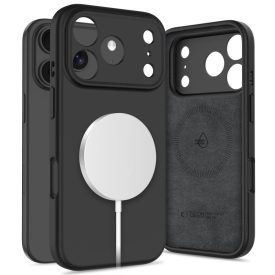 iPhone 17 Pro Tok - Tech-Protect Silicone MagSafe - Fekete iPhone 17 Pro Tok - Tech-Protect Silicone MagSafe - Fekete