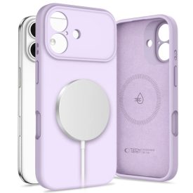 iPhone 17 Tok - Tech-Protect Silicone MagSafe - Lila iPhone 17 Tok - Tech-Protect Silicone MagSafe - Lila