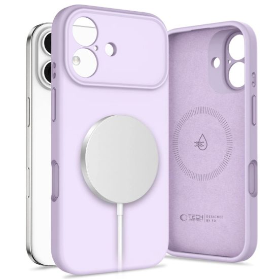 iPhone 17 Tok - Tech-Protect Silicone MagSafe - Lila