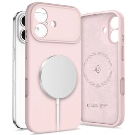 iPhone 17 Tok - Tech-Protect Silicone MagSafe - Pink iPhone 17 Tok - Tech-Protect Silicone MagSafe - Pink