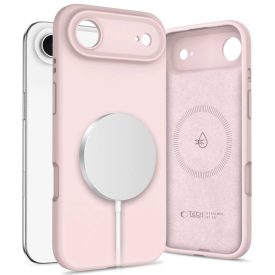 iPhone 17 Air Tok - Tech-Protect Silicone MagSafe - Pink iPhone 17 Air Tok - Tech-Protect Silicone MagSafe - Pink