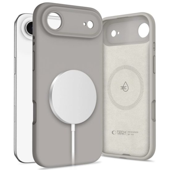 iPhone 17 Air Tok - Tech-Protect Silicone MagSafe - Szürke