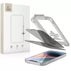 iPhone 13 / 13 Pro / 14 / 16e / 17e Kijelzővédő Üvegfólia - Tech-Protect Quick Set Spy+ Privacy x 2 db