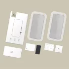 iPhone 13 / 13 Pro / 14 / 16e / 17e Kijelzővédő Üvegfólia - Tech-Protect Quick Set Spy+ Privacy x 2 db