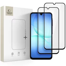   Samsung Galaxy A16 4G/5G / A17 4G/5G / A26 5G Kijelzővédő Üvegfólia - Tech-Protect Glass Fit+ x 2 db - Fekete