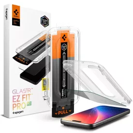   iPhone 16 Pro / 17 / 17 Pro Kijelzővédő Üvegfólia - Spigen Glas.tR EZ Fit Pro Privacy